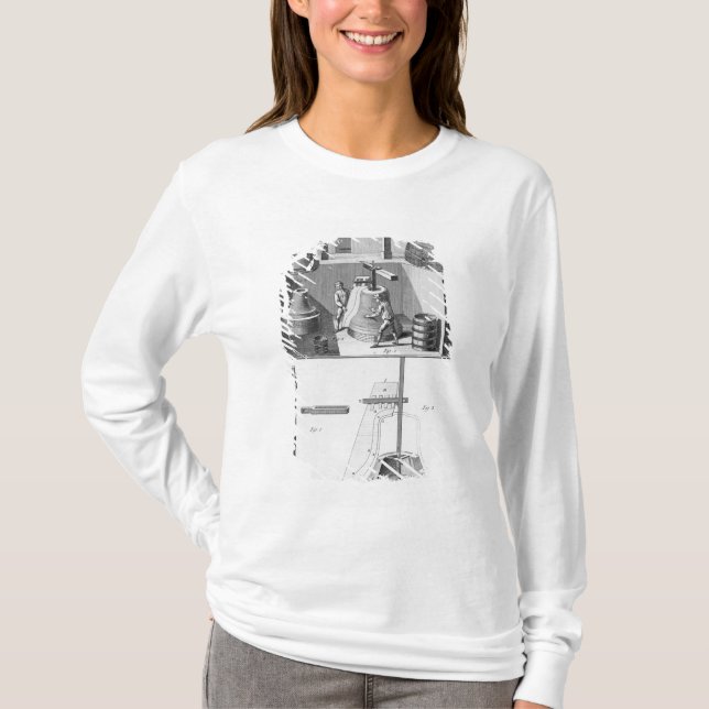 T-shirt Cloches de bâti, illustration de 'Encyclopedia (Devant)