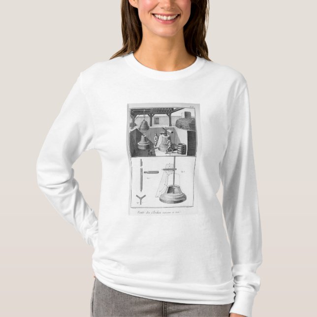 T-shirt Cloches de bâti, illustration de 'Encyclopedia (Devant)