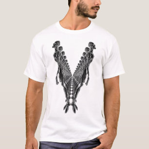 T-shirt Clones de l'armée zombie des morts-vivants noir et