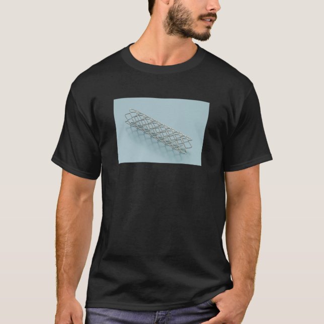 T-shirt Close-up of medical stent (Devant)