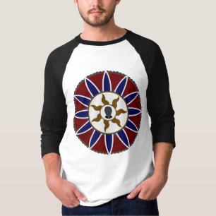 T-shirt Clôturant l'ours au logo de mandala de prière