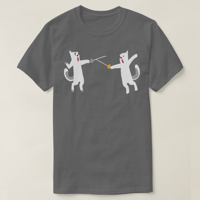 T-shirt Clôture Chats Chat Clôture des clôtures (Design devant)