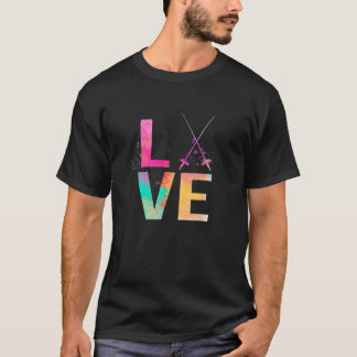 T-shirt Clôture colorée Maman Cadeaux Clôture T Chemise