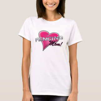 T-shirt Clôture de la maman ! - Grande conception blanche