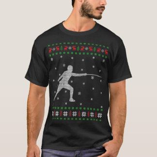 T-shirt Clôture de Noël moche Sweet Style Funny clôturage