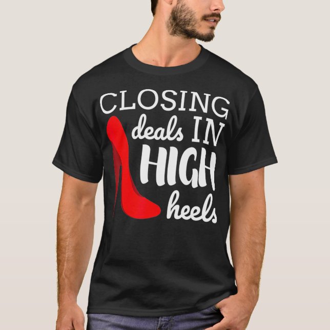 T-shirt Clôture d'opérations dans les grands talons Agent  (Devant)