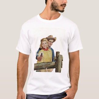 T-shirt Clôturé le cowboy