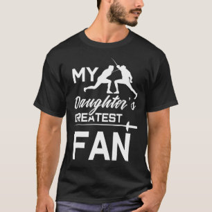 T-shirt Clôture Maman Ou Papa Mes Filles Plus Grand Ventil