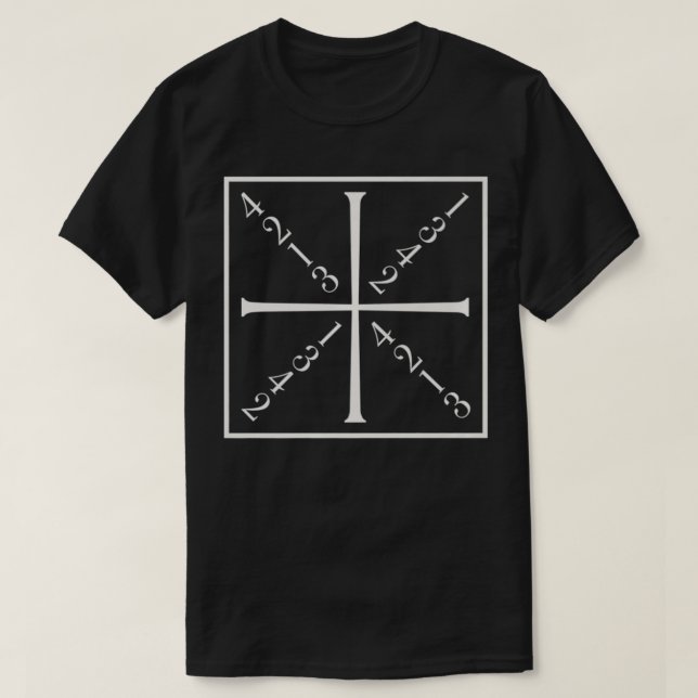 T-shirt Clôture Meyerx27S Carré Hema Allemand Longsword (Design devant)