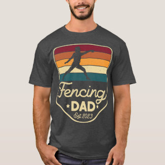 T-shirt Clôture papa Est 2023 Nouveau ventilateur de clôtu