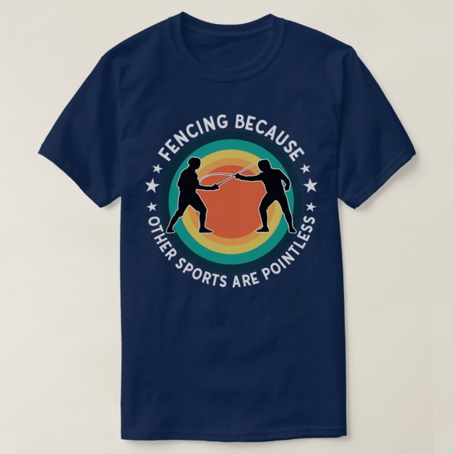 T-shirt Clôture Parce Que D'Autres Sports Sont Sans Pointe (Design devant)