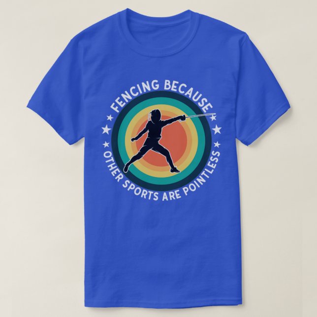 T-shirt Clôture Parce Que D'Autres Sports Sont Sans Pointe (Design devant)