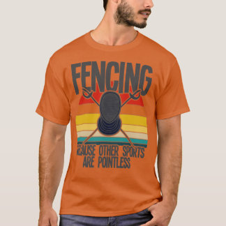 T-shirt Clôture Parce Que D'Autres Sports Sont Sans Points