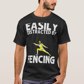 T-shirt Clôture Pour Fencer Hommes Femmes Enfants