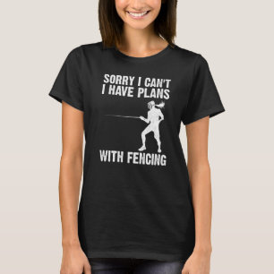 T-shirt Clôture Pour Hommes Femmes Fencer Sword Sports 3