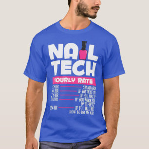 T-shirt Clou Manicuriste Pedicuriste Artistes Nail