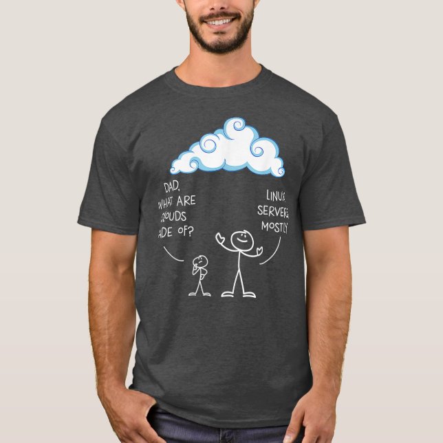 T-shirt Clouages Mens Principalement Fabriqués De Linu Et  (Devant)