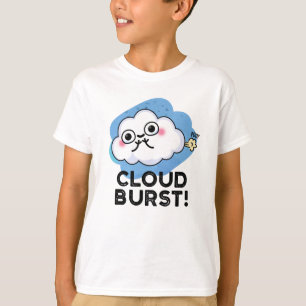T-shirt Cloud Burny Funny Cloud Fart Pun