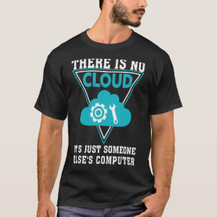 T-shirt Cloud Computing File Storage Sauvegardes de donnée