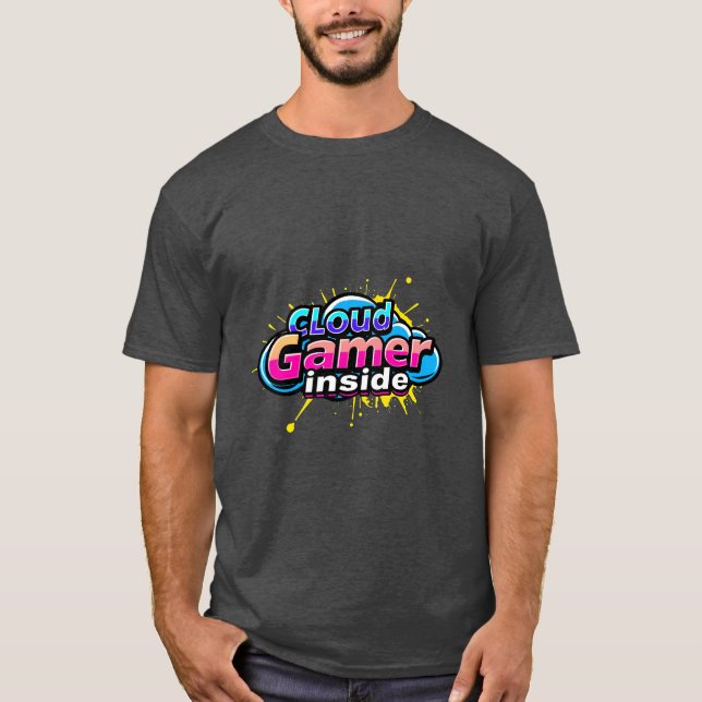 T-shirt Cloud gamers inside  (Devant)