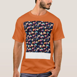 T-shirt Cloud Motif sans couture Sky Cloudscape Jour flott