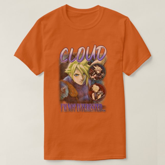T-shirt Cloud Vintage Rapper Tee (Design devant)