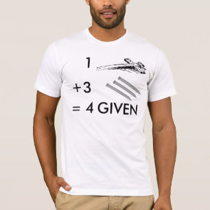 T-SHIRT CLOUS DE 1 CROIX 3 = 4 DONNÉS
