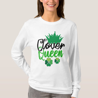 T-shirt Clover Queen St Patrick’s Day Design-61105 Hoodie