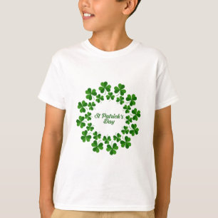 T-shirt Clover vert de Saint-Patrick