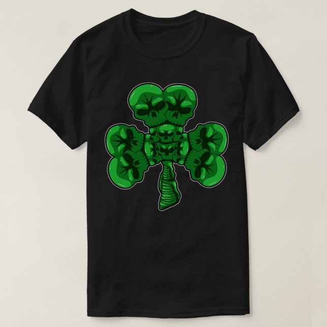 T-shirt Cloverleaf Skull St (Design devant)