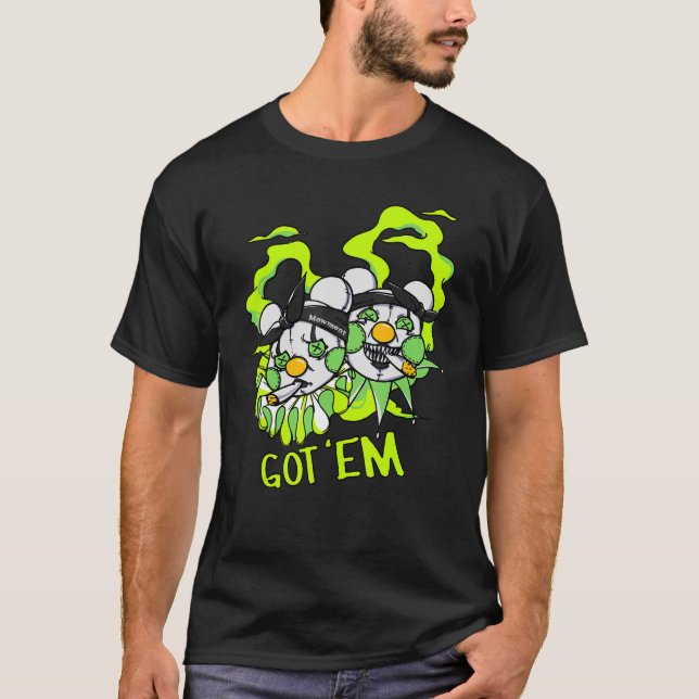 T-shirt Clown Bear Retro High Og Visionaire Volt 1s Matchi (Devant)