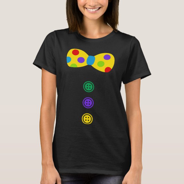 T-shirt Clown Big Bow Cravate Tacky Clown Outfit Clown Bow (Devant)