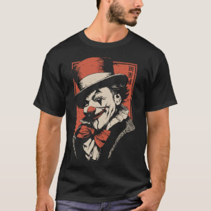 T-shirt Clown Casquette rouge classique Design de cirque V