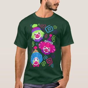 T-shirt Clown Cirque Costume de Carnaval Anniversaire Thèm