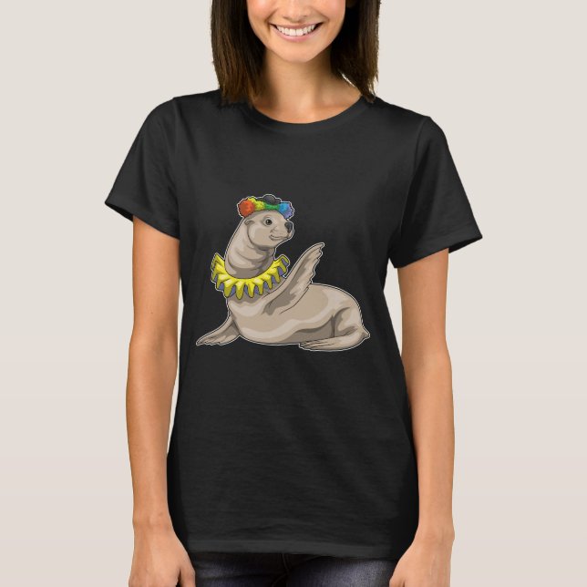 T-shirt Clown de phoque (Devant)