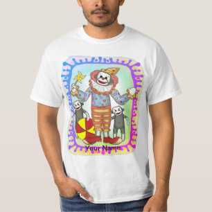 T-shirt Clown de singe de Sock