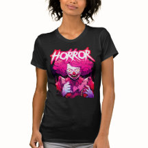 Clown d'horreur rose