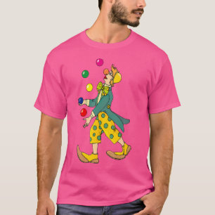 T-shirt Clown drôle jonglant Balles de jongleur Cirque Co