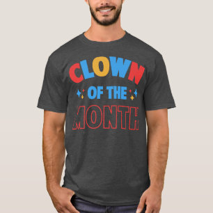 T-shirt Clown Du Mois Clowncore Esthétique Funny Circu