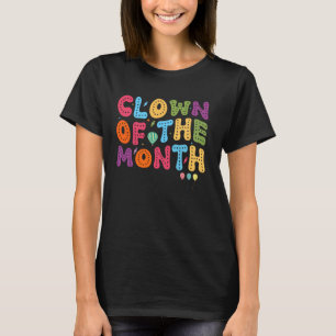 T-shirt Clown Du Mois Clowncore Esthétique Funny Circu