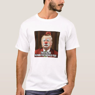 T-SHIRT CLOWN EFFRAYANT DE DONALD TRUMP
