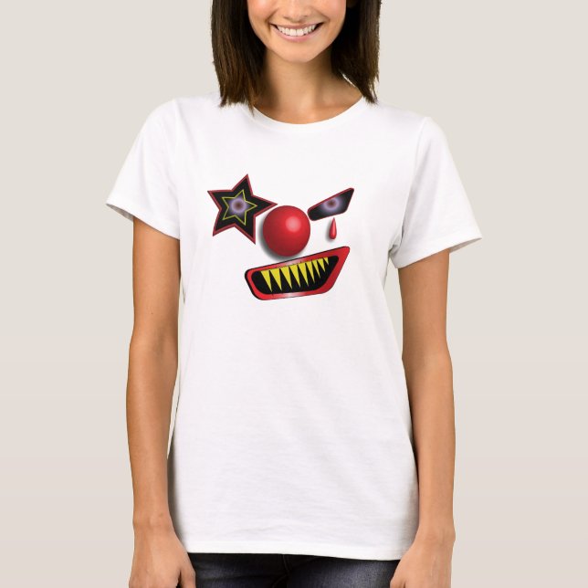 T-shirt Clown en colère (Devant)