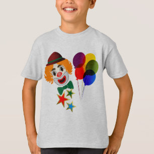 T-shirt Clown et ballons de cirque d'amusement