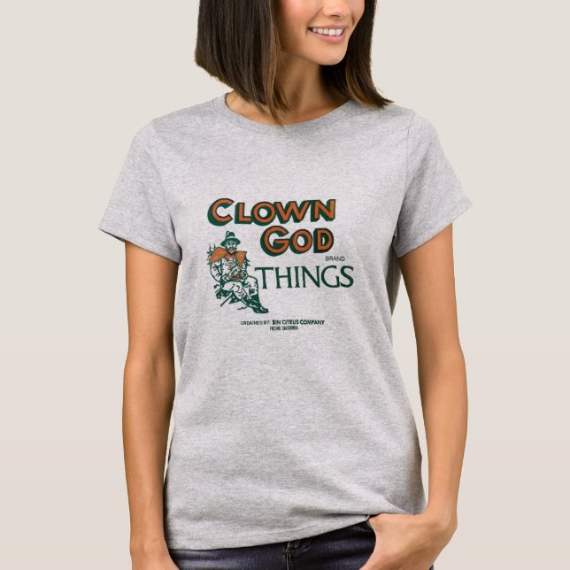 T-shirt Clown God brand Things (Devant)
