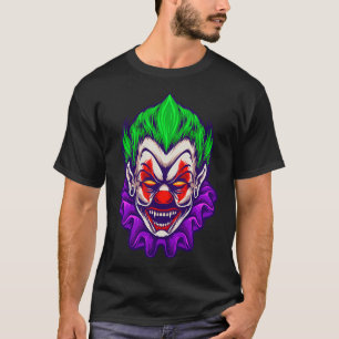 T-shirt Clown Joker Vampire Horreur