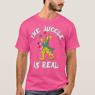 T-shirt Clown jonglant La jongle est réelle