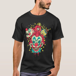 T-shirt Clown mauvais