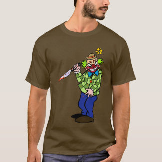 T-shirt Clown mauvais