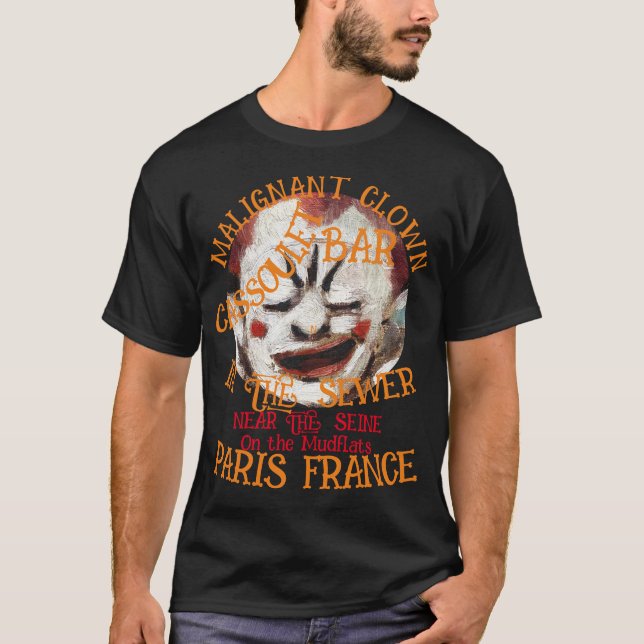 T-shirt Clown Nightclub Restaurant Bar Tiki Pub Toga 2024 (Devant)