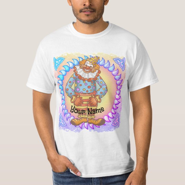 T-shirt Clown riant sur mesure (Devant)